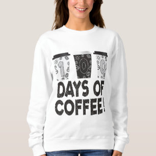 Sudadera 100 días de escuela Café del profesor 100 días de