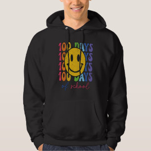 Sudadera 100 días de escuela - Cara sonriente feliz 1