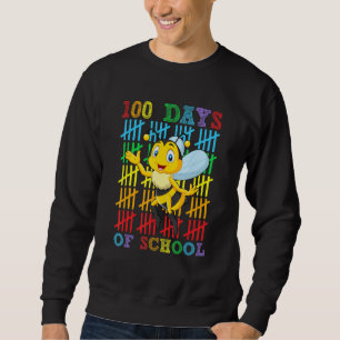 Sudadera 100 días de escuela Chicas de abejas escolares 100