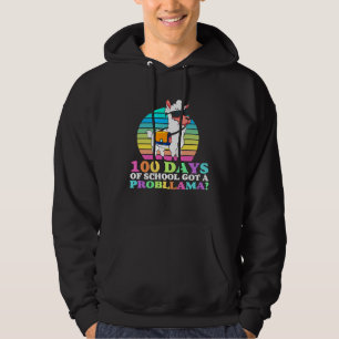 Sudadera 100 Días De Escuela Cool Tengo Un Problema Llama 1