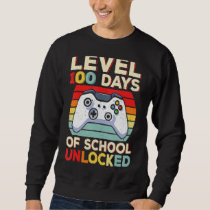 Sudadera 100 Días De Escuela Divertidos Juegos De Video Jug