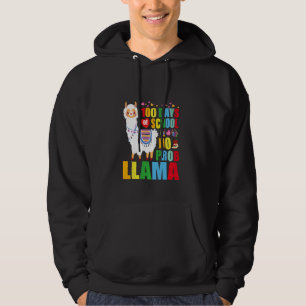Sudadera 100 Días De Escuela No Prob Llama 100º Día De Scho