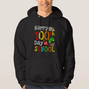 Sudadera 100 días de escuela para los niños de los maestros