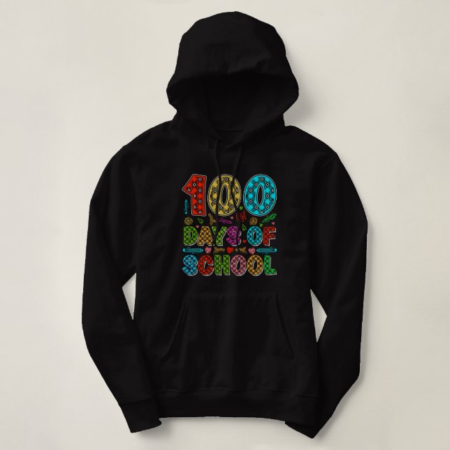 Sudadera 100 días de internamiento escolar (Diseño del anverso)