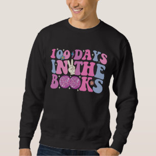 Sudadera 100 Días en los Libros Bola de Disco Groovy Retro