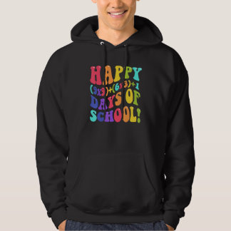 Sudadera 100 días felices de la escuela 100 días matemática