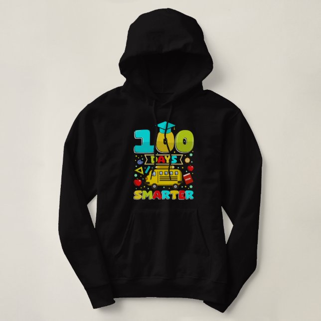 Sudadera 100 días más inteligentes (Diseño del anverso)