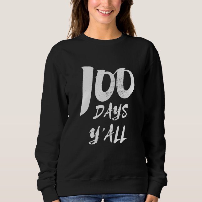 Sudadera 100 días más inteligentes para Chicas preescolares (Anverso)
