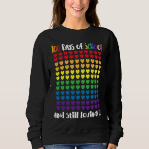 Sudadera 100 Días Y Todavía Lo Amo 100º Día De Escuela R