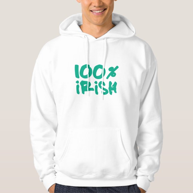 Sudadera 100% Irlandés (Anverso)