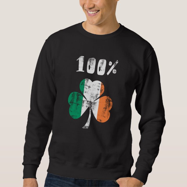 Sudadera 100% Irlandés (Anverso)