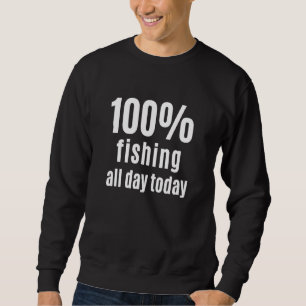 Sudadera 100 pescadores y pescadores de todo el día