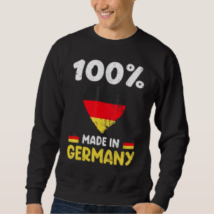 Sudadera 100 Por Ciento Hecho En Alemania Chicos Chicas Niñ