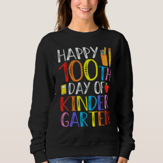 Sudadera 100th Day Of Kindergarten Teachers Kids 100 Days O