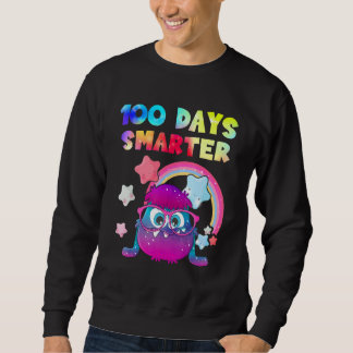 Sudadera 100th Day of School 100 days smarter cute Monster