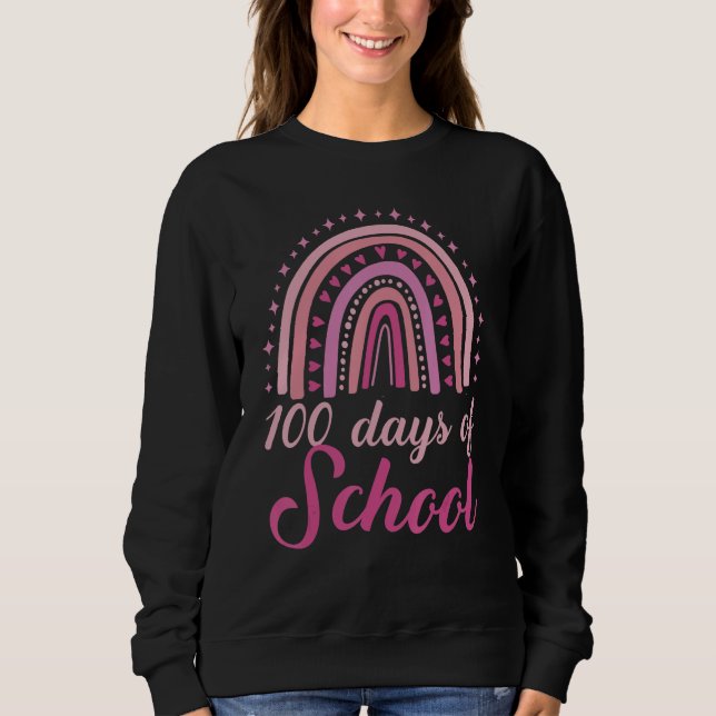 Sudadera 100th Day of School Dino Kids Happy 100 Days Dinos (Anverso)