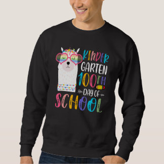 Sudadera 100th day of School No Prob Llama 100 Days Of Kind
