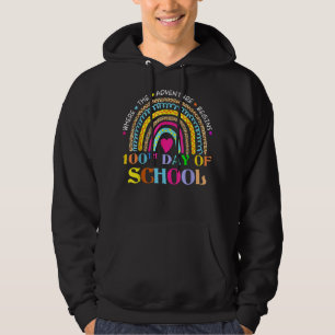 Sudadera 100th Day Of School Teacher - 100 Days Smarter Rai