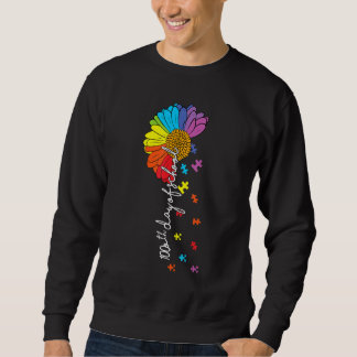 Sudadera 100th day of school teacher autism Awareness Valen