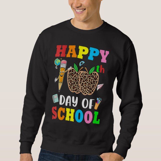 Sudadera 100th Day Of School Teachers Costume 100 Days Stud (Anverso)