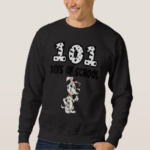 Sudadera 101 días de escuela Dalmacia Perro Lover regalos a