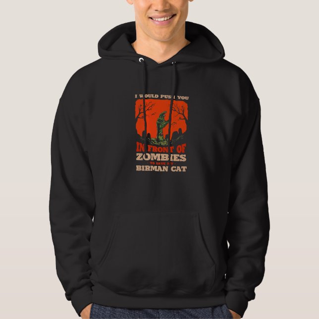 Sudadera 10548100009^Push You In Zombies To Save My Birman  (Anverso)