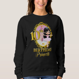 Sudadera 10.ª fiesta de cumpleaños Ballerina Ballet de bail