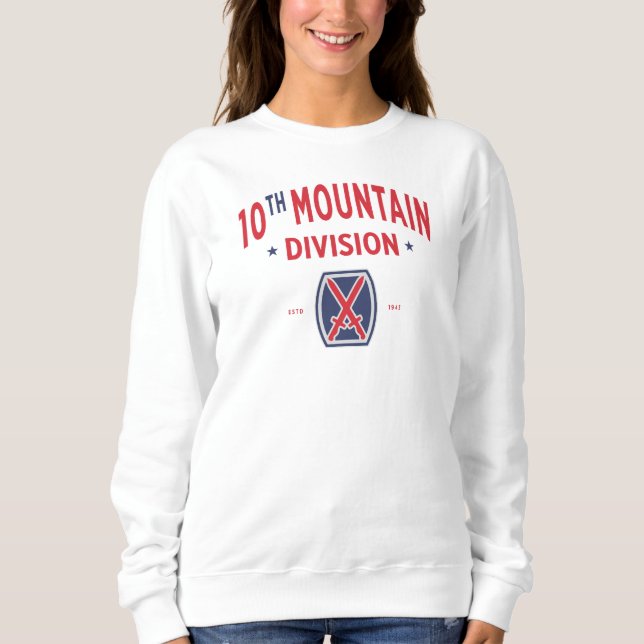 Sudadera 10.º distintivo "Montañero" de la División de Mont (Anverso)