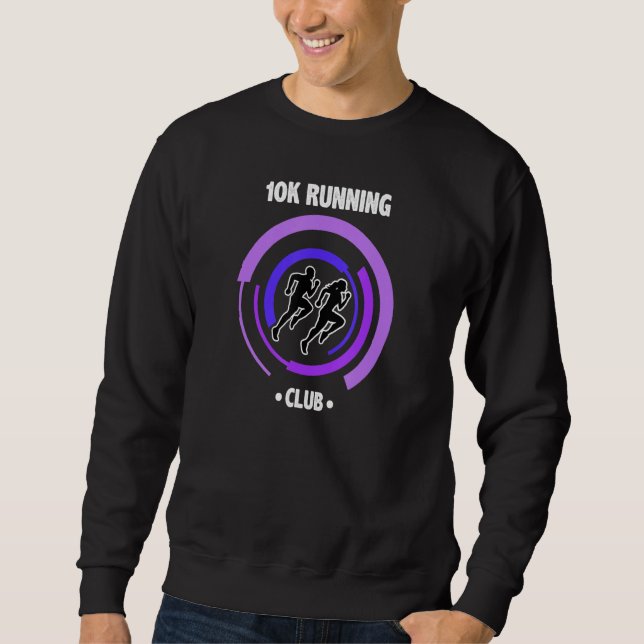 Sudadera 10.000 corredores de club de carreras (Anverso)