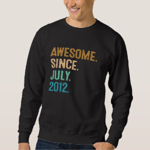 Sudadera 10 años de edad increíble desde julio de 2012