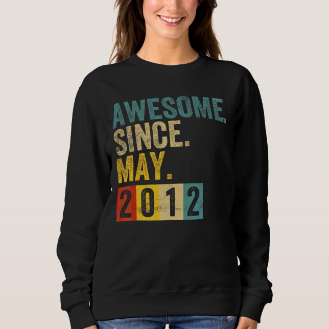 Sudadera 10 años de edad increíble desde mayo de 2012 (Anverso)