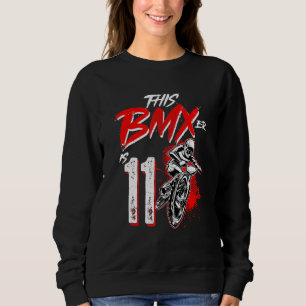 Sudadera 11.ª Decoración del partido de cumpleaños BMX