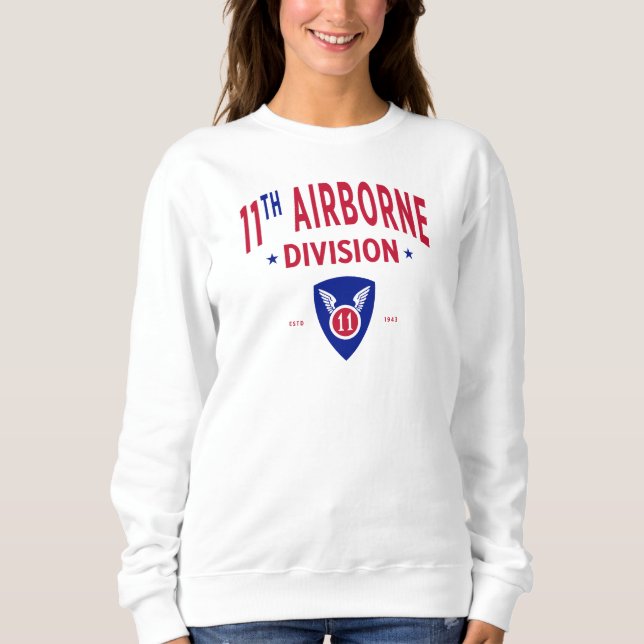 Sudadera 11.ª División Aérea - Ejército de los Estados Unid (Anverso)