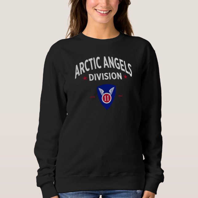 Sudadera 11.ª División Aérea - Mujeres de ángeles árticos (Anverso)