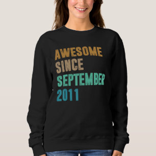 Sudadera 11 años de edad Impresionante desde septiembre de