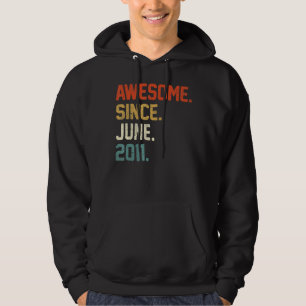 Sudadera 11 años de edad increíble desde junio de 2011