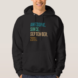 Sudadera 11 años de edad increíble desde setiembre de 2011 