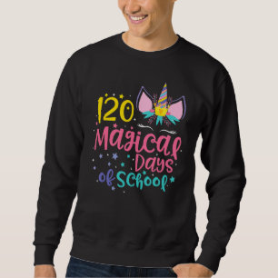 Sudadera 120 días mágicos 120 días de escuela de Unicornio