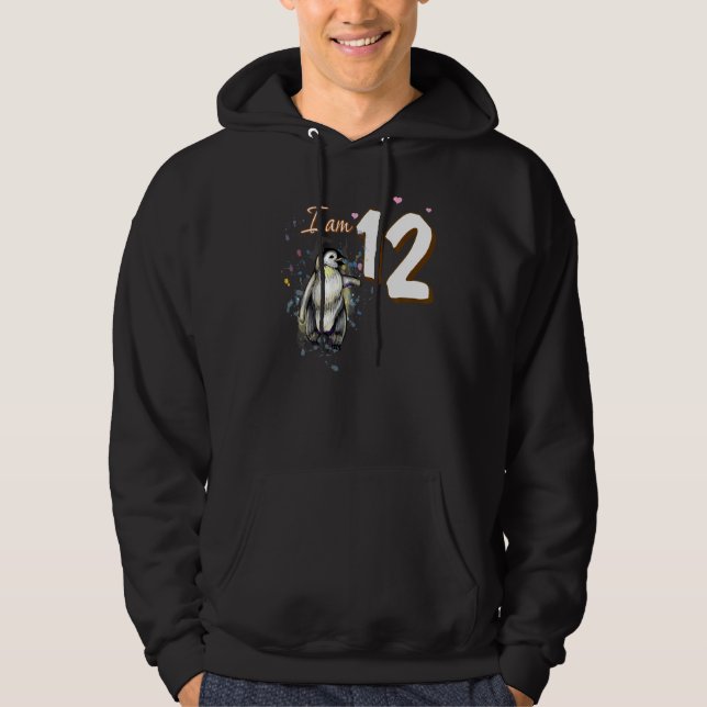 Sudadera 12.º hincha de pingüino (Anverso)