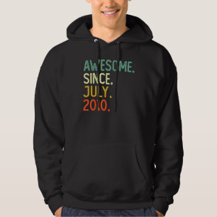 Sudadera 12 años de edad increíble desde julio de 2010