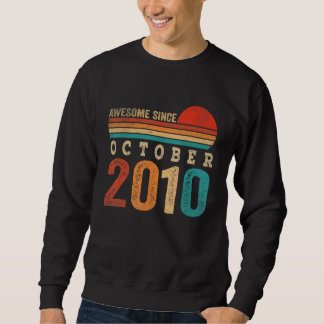 Sudadera 12 años de edad increíble desde octubre de 2010