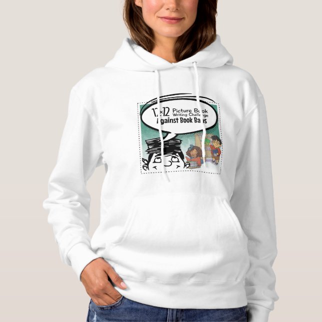 Sudadera 12 x 12 contra la prohibición de libros Hoodie (Anverso)