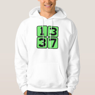 Sudadera 1337 Leet Leetspeak Eleet Meme de Internet Argot