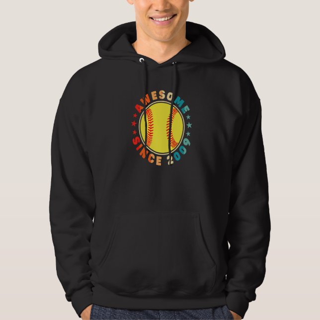 Sudadera 13.º cumpleaños increíble desde 2009 13 años Sof (Anverso)