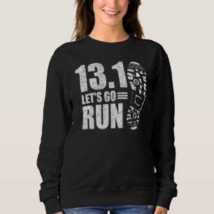 Sudadera 13 1 Vamos a correr por medio corredor de maratón