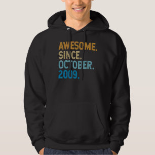 Sudadera 13 años curioso desde octubre de 2009 13