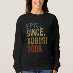 Sudadera 13 años de edad épico desde el cumpleaños número 1