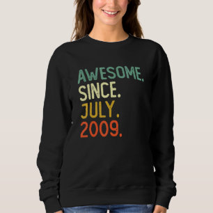 Sudadera 13 años de edad increíble desde julio de 2009 13 c