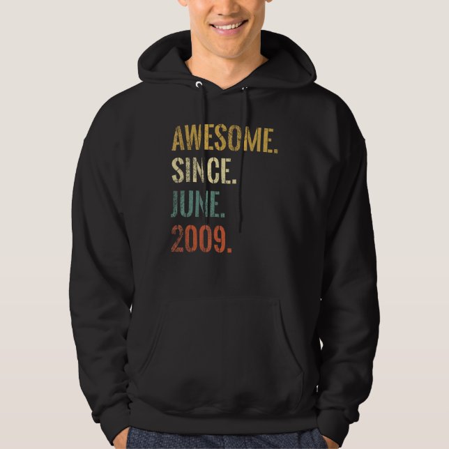 Sudadera 13 años de edad increíble desde junio de 2009 (Anverso)