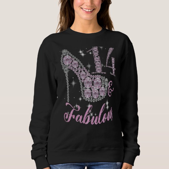 Sudadera 14 años y fabulosamente espumosos zapatos 14º naci (Anverso)